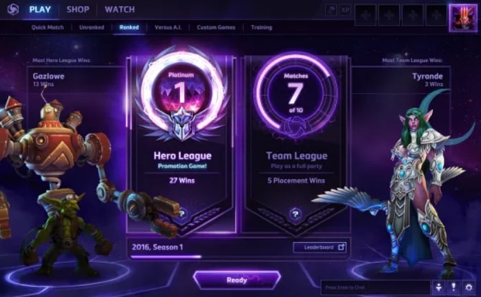 How much data does Heroes of the Storm use?